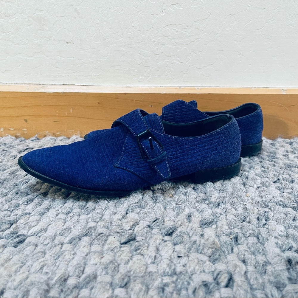ALEXANDER WANG CORDUROY MONK STRAP LOAFER